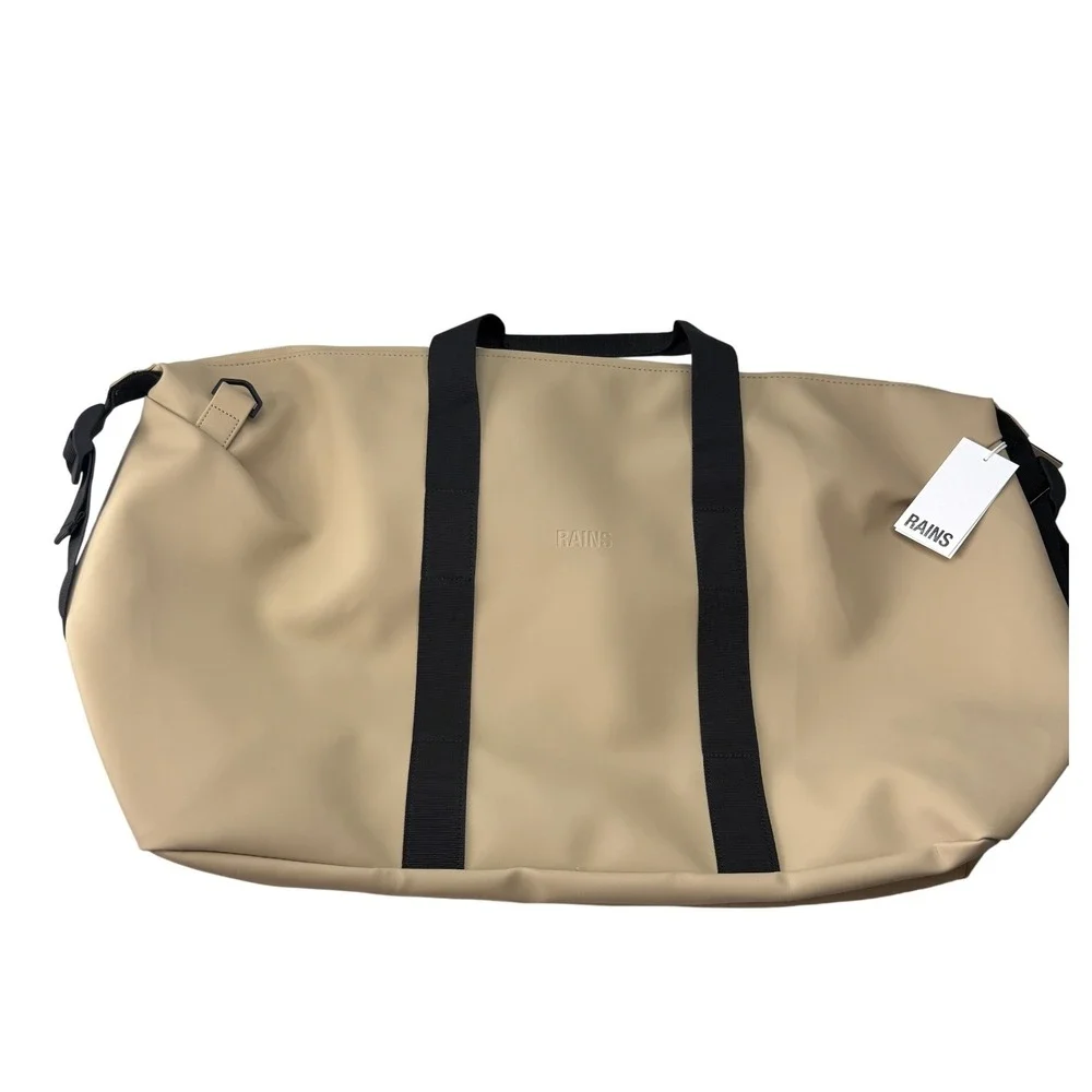 Rains Hilo Weekend Bag W3 Sand Waterproof Travel Duffel Bag 14200 NEW